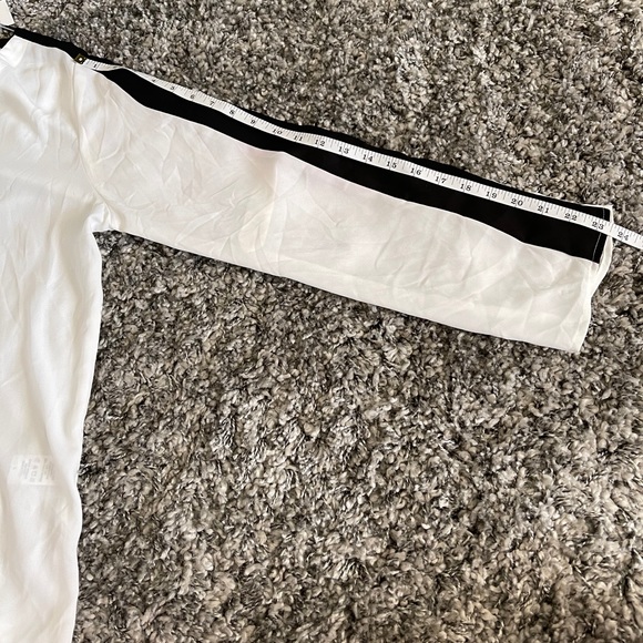 Pleione Roll Sleeve V-Neck Blouse NWT Size L - Picture 10 of 13